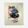 Street Samurai-None-Fleece-Blanket-Bruno Mota