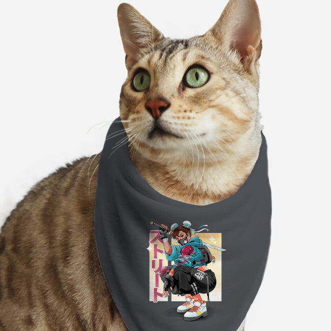 Street Samurai-Cat-Bandana-Pet Collar-Bruno Mota