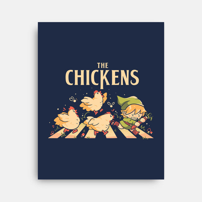 The Chickens Road-None-Stretched-Canvas-Arigatees