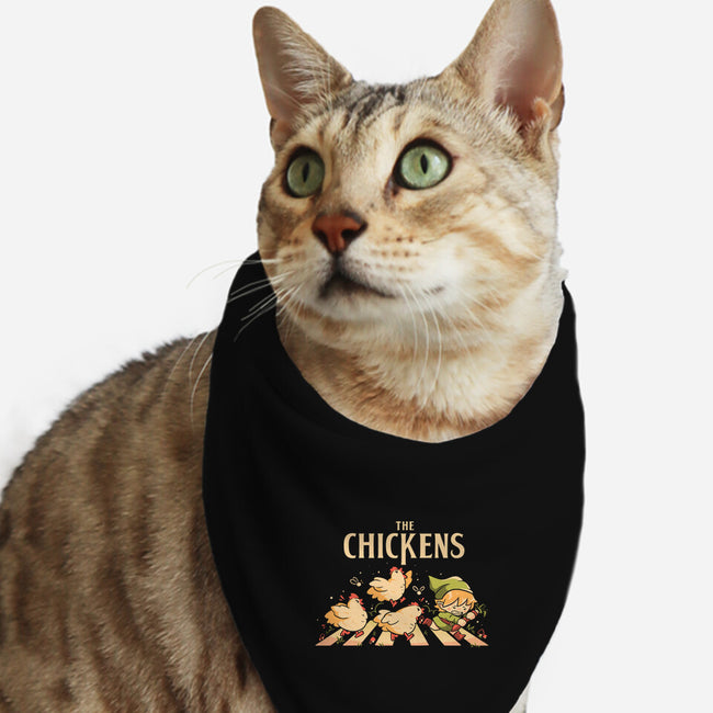 The Chickens Road-Cat-Bandana-Pet Collar-Arigatees