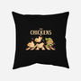 The Chickens Road-None-Removable Cover w Insert-Throw Pillow-Arigatees