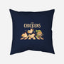 The Chickens Road-None-Removable Cover-Throw Pillow-Arigatees