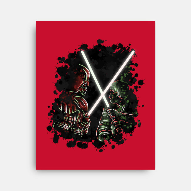 Battle Of Force-None-Stretched-Canvas-nickzzarto