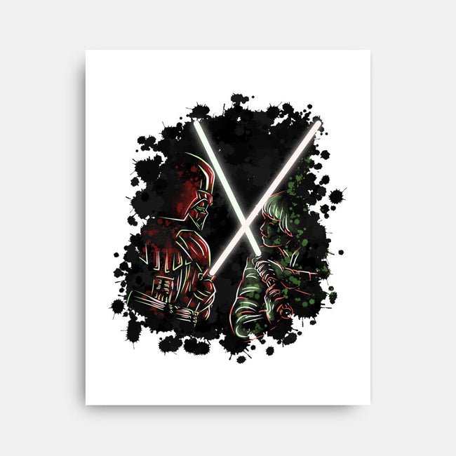 Battle Of Force-None-Stretched-Canvas-nickzzarto