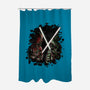 Battle Of Force-None-Polyester-Shower Curtain-nickzzarto