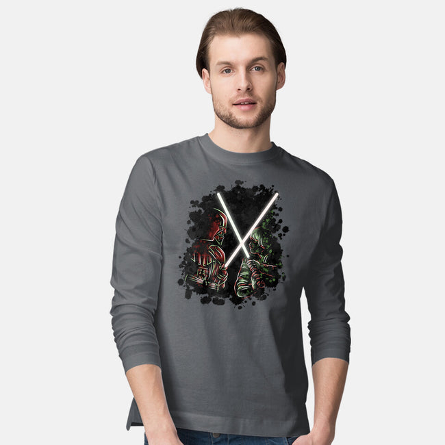 Battle Of Force-Mens-Long Sleeved-Tee-nickzzarto