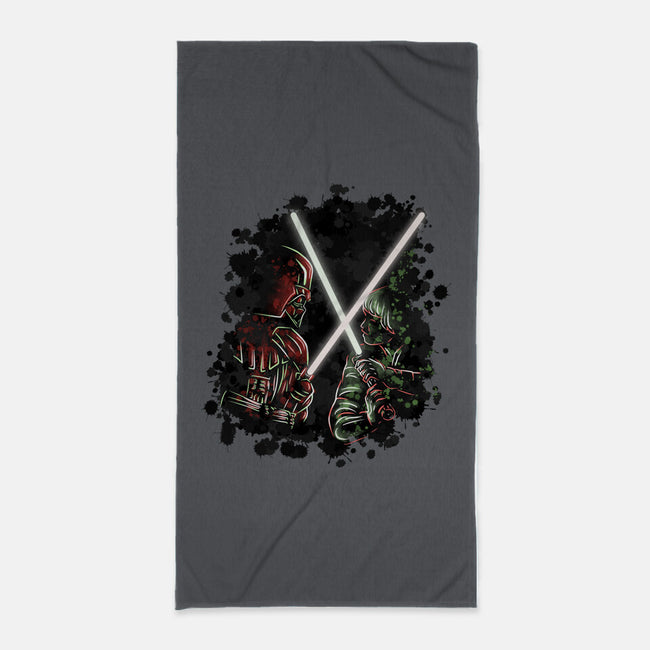 Battle Of Force-None-Beach-Towel-nickzzarto