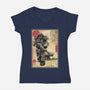 The Way Of Maximus-Womens-V-Neck-Tee-DrMonekers