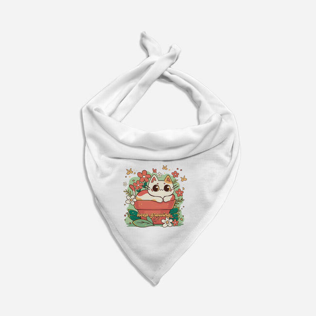 Keep Growing Cat-Cat-Bandana-Pet Collar-Ca Mask