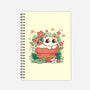 Keep Growing Cat-None-Dot Grid-Notebook-Ca Mask