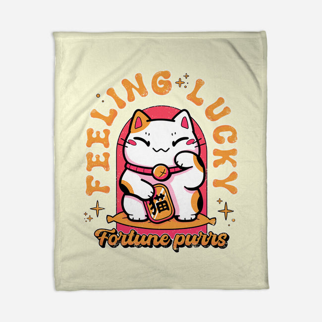 Fortune Purrs-None-Fleece-Blanket-Ca Mask
