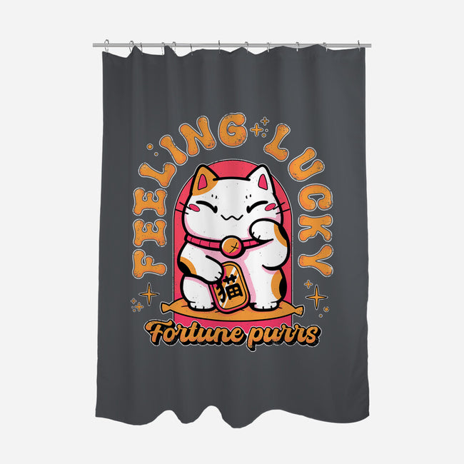 Fortune Purrs-None-Polyester-Shower Curtain-Ca Mask
