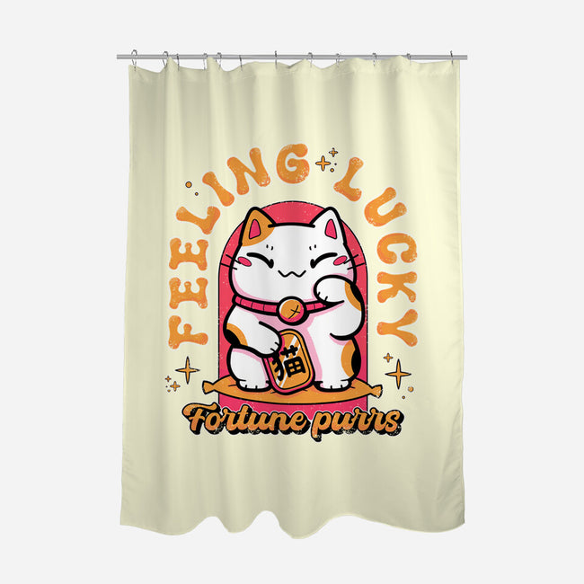 Fortune Purrs-None-Polyester-Shower Curtain-Ca Mask