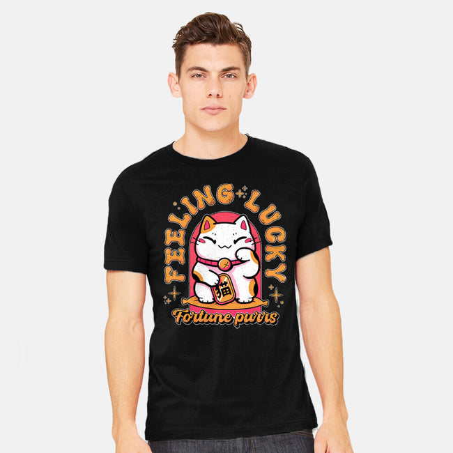 Fortune Purrs-Mens-Heavyweight-Tee-Ca Mask