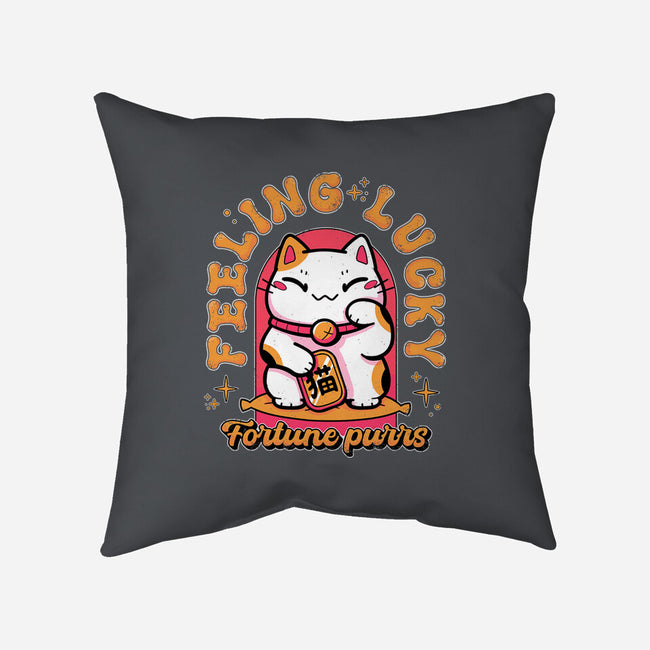 Fortune Purrs-None-Non-Removable Cover w Insert-Throw Pillow-Ca Mask