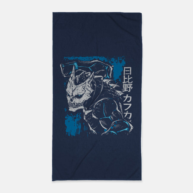 Kaiju Kafka Hibino-None-Beach-Towel-xMorfina