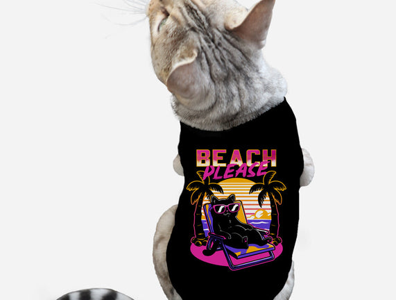 Vaporwave Summer Cat