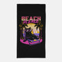 Vaporwave Summer Cat-None-Beach-Towel-Studio Mootant