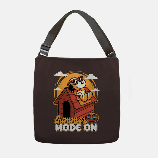 Beagle Summer Vacation-None-Adjustable Tote-Bag-Studio Mootant