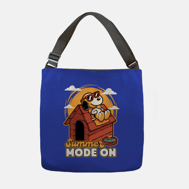 Beagle Summer Vacation-None-Adjustable Tote-Bag-Studio Mootant