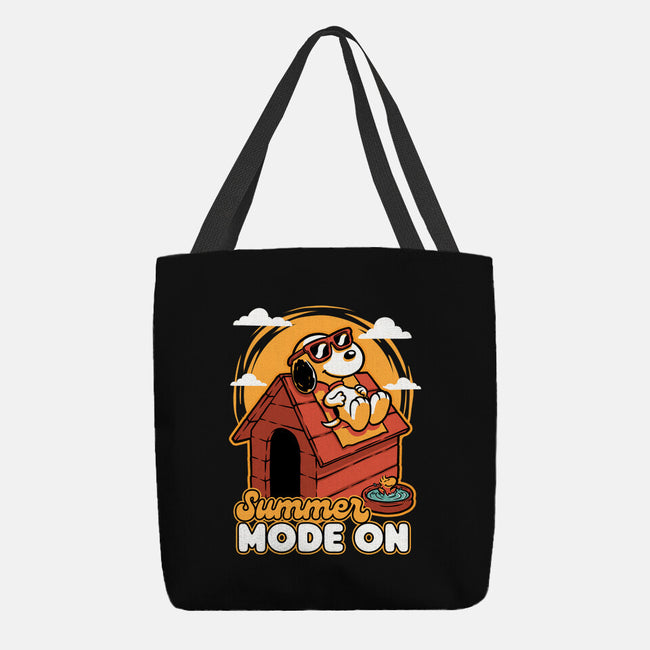 Beagle Summer Vacation-None-Basic Tote-Bag-Studio Mootant