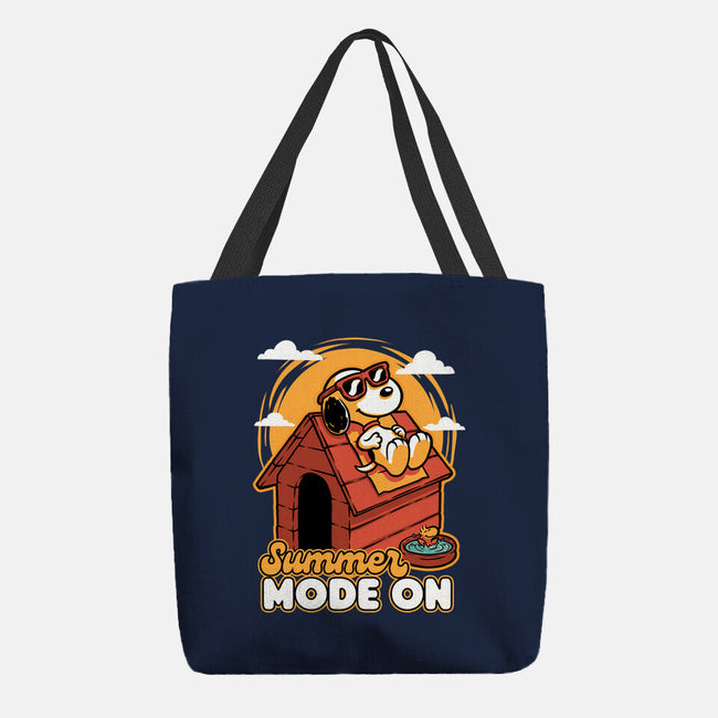 Beagle Summer Vacation-None-Basic Tote-Bag-Studio Mootant