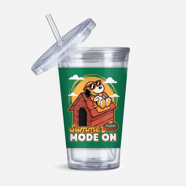 Beagle Summer Vacation-None-Acrylic Tumbler-Drinkware-Studio Mootant