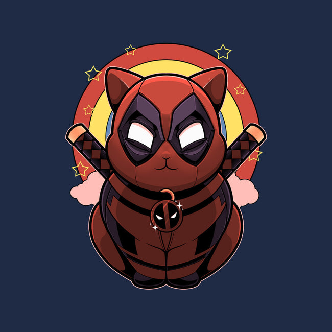 Red Cat Mutant-None-Glossy-Sticker-Astrobot Invention