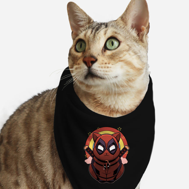 Red Cat Mutant-Cat-Bandana-Pet Collar-Astrobot Invention