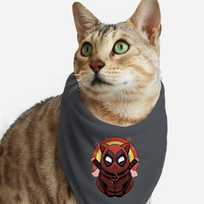 Red Cat Mutant-Cat-Bandana-Pet Collar-Astrobot Invention