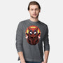 Red Cat Mutant-Mens-Long Sleeved-Tee-Astrobot Invention