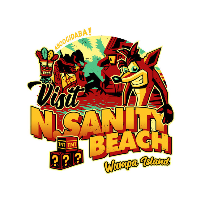 Visit N Sanity Beach-None-Glossy-Sticker-daobiwan
