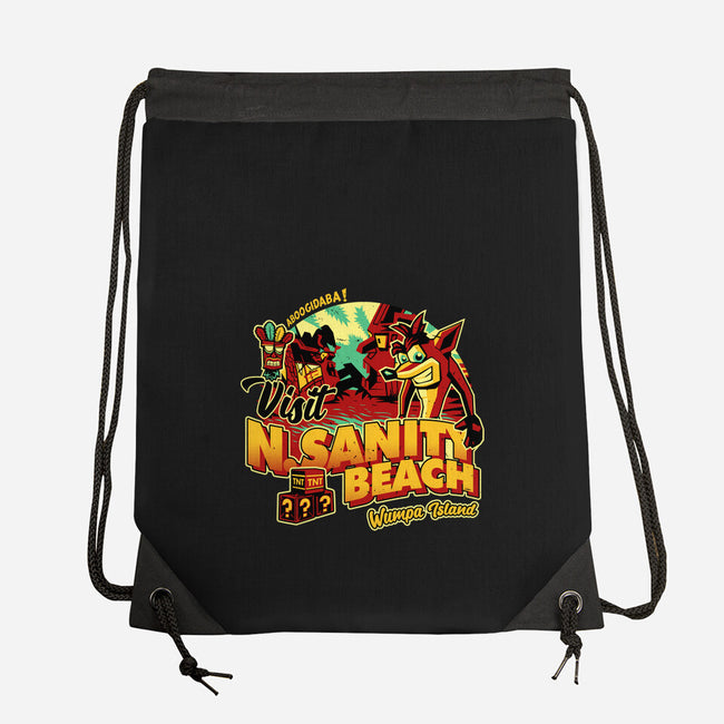 Visit N Sanity Beach-None-Drawstring-Bag-daobiwan