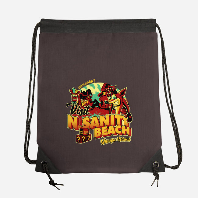 Visit N Sanity Beach-None-Drawstring-Bag-daobiwan