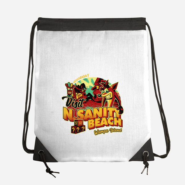 Visit N Sanity Beach-None-Drawstring-Bag-daobiwan