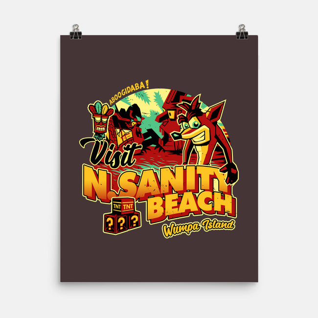 Visit N Sanity Beach-None-Matte-Poster-daobiwan