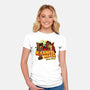 Visit N Sanity Beach-Womens-Fitted-Tee-daobiwan