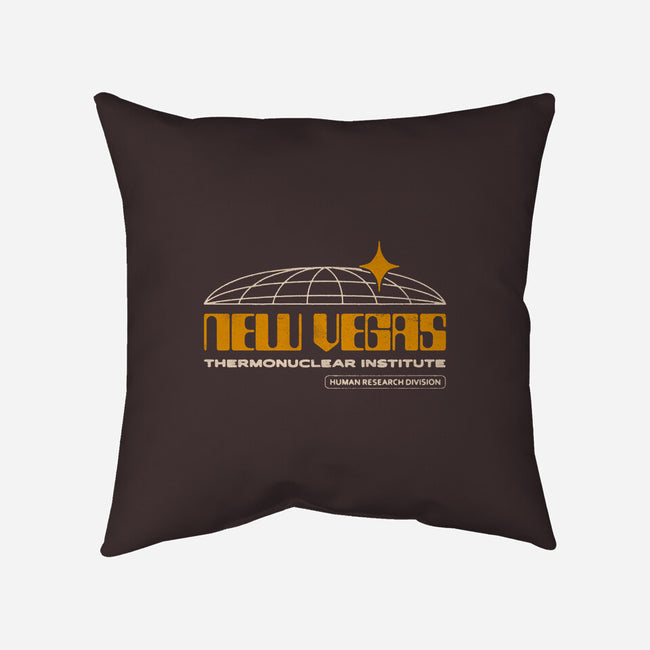 New Vegas Institute-None-Removable Cover-Throw Pillow-Hafaell