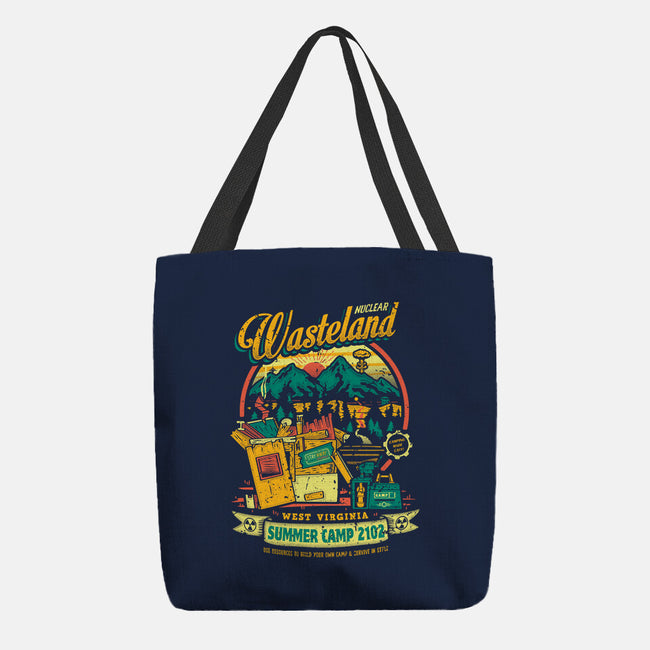 Radioactive Summer Camp-None-Basic Tote-Bag-Olipop