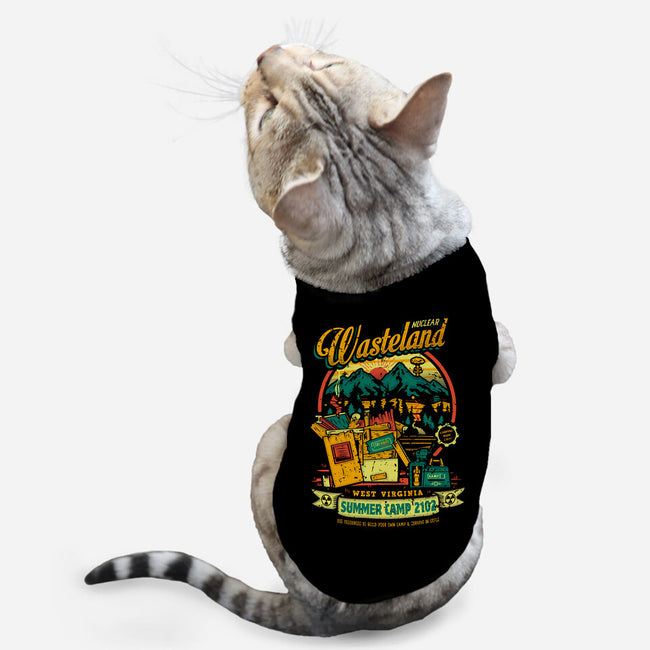 Radioactive Summer Camp-Cat-Basic-Pet Tank-Olipop