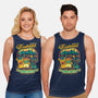 Radioactive Summer Camp-Unisex-Basic-Tank-Olipop