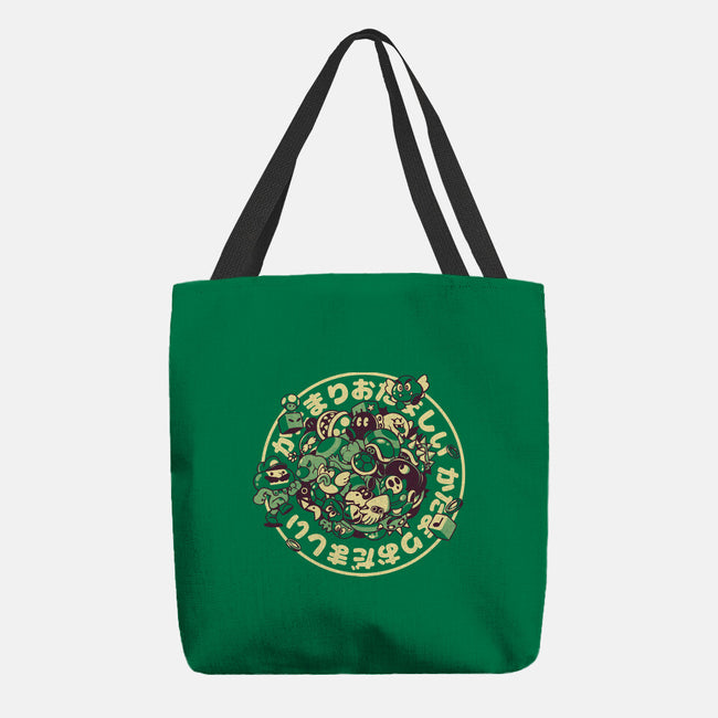 Let's A Roll-None-Basic Tote-Bag-ilustrata