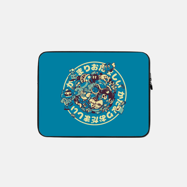 Let's A Roll-None-Zippered-Laptop Sleeve-ilustrata
