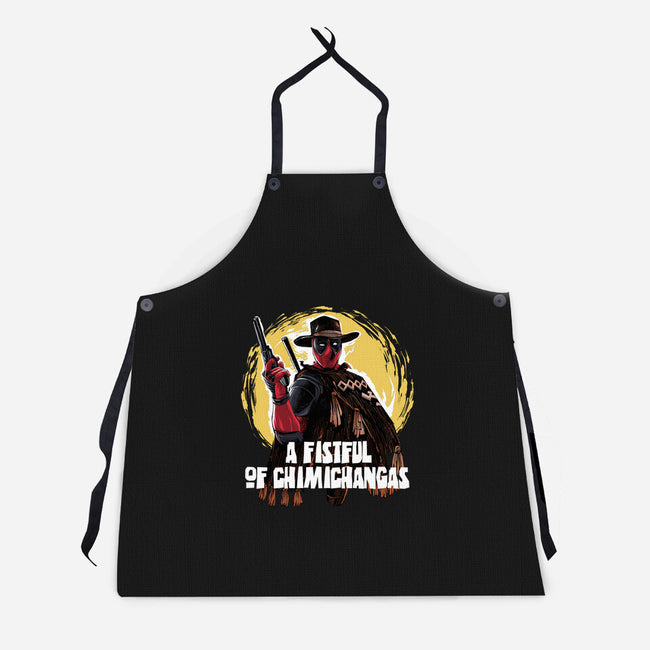 A Fistful Of Chimichangas-Unisex-Kitchen-Apron-zascanauta