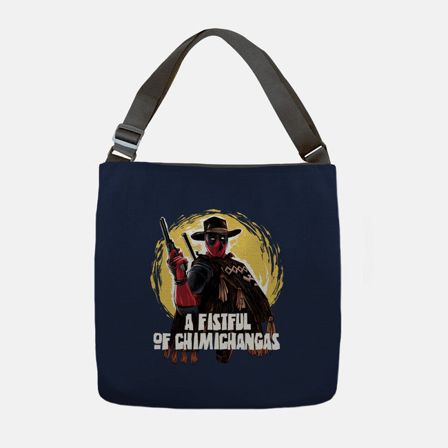 A Fistful Of Chimichangas-None-Adjustable Tote-Bag-zascanauta