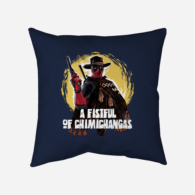 A Fistful Of Chimichangas-None-Non-Removable Cover w Insert-Throw Pillow-zascanauta