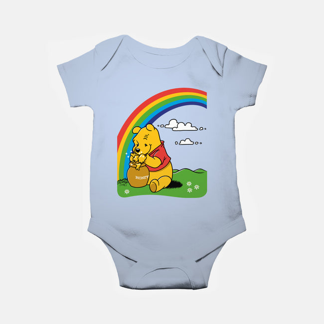 Gold At The End Of The Rainbow-Baby-Basic-Onesie-imisko