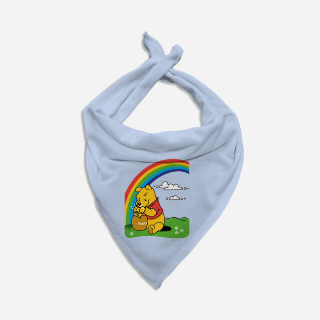 Gold At The End Of The Rainbow-Dog-Bandana-Pet Collar-imisko