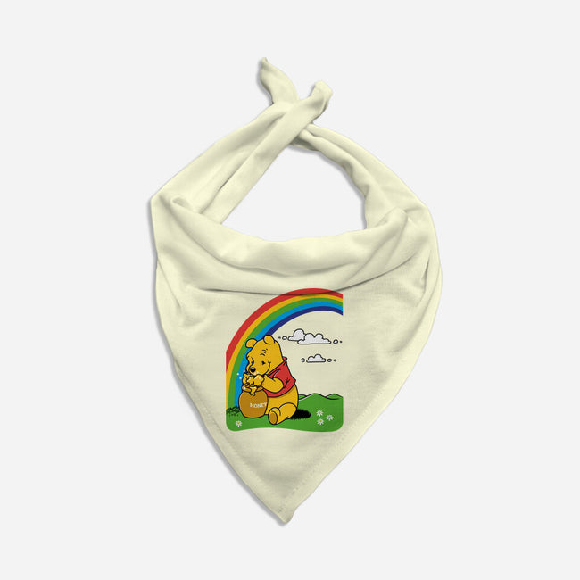 Gold At The End Of The Rainbow-Dog-Bandana-Pet Collar-imisko