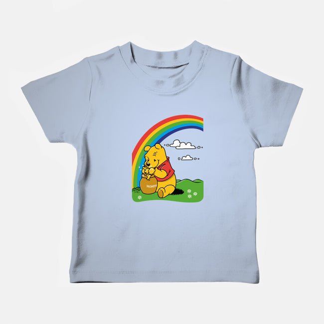 Gold At The End Of The Rainbow-Baby-Basic-Tee-imisko